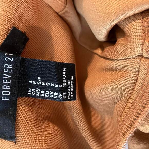 Forever 21 Rust Brown‎ Spaghetti Strap Dress Tie Back - Picture 4 of 4